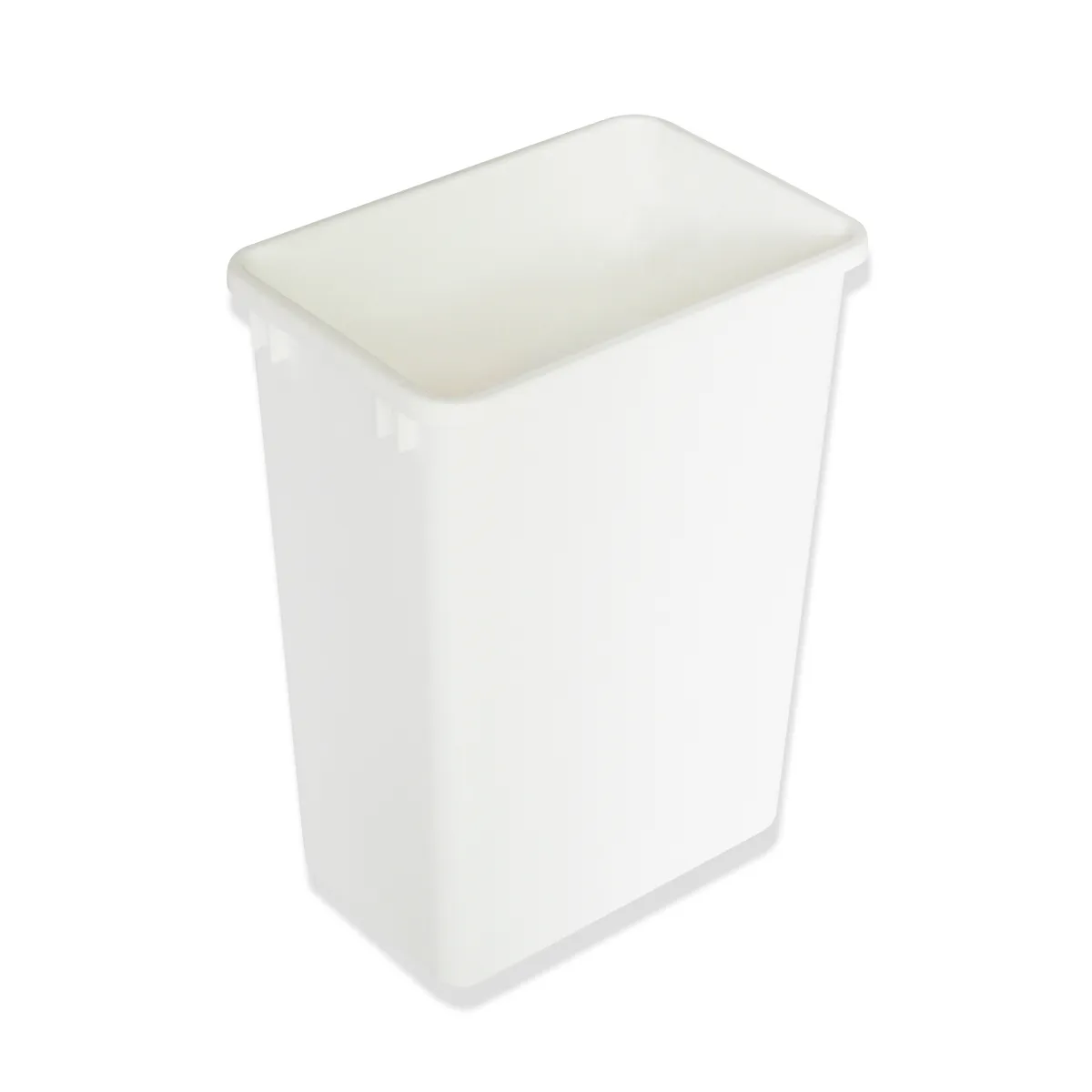 Single Bin Trash Can 35 QT White | Single Waste Bin | Single Kitchen White Waste Bin | 70TC35WT