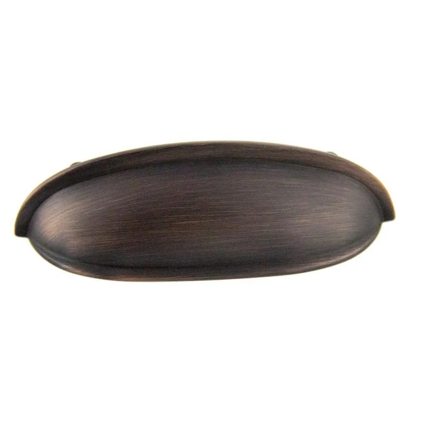 4 Inch Cup Handles | Brass Cup Pulls | Antique Brass Cup Handles | Cup Drawer Pulls | P-80753